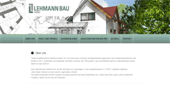 Desktop Screenshot of lehmann-bau-gmbh.de